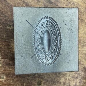 Concho Impression Die: 30mm Steel Jewelry Forming Tool