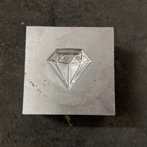 Diamond Impression Die: 20mm Steel Jewelry Metal Die