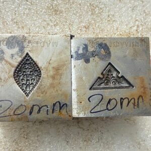 Steel Impression Dies: Concho Jewelry Forming Tools (2pc)