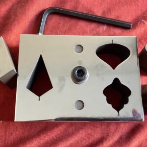 Multi Shape Disc Cutter: Die Steel Jewelry Tool (23mm to 38mm)