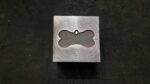 Dog Bone Impression Die: Steel Jewelry Embossing Tool (30mm)