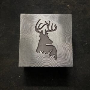 Deer Impression Die - 30mm Steel Jewelry Forming Tool