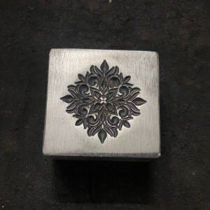 Mandala Steel Embossing Block: Jewelry Making Die (30mm)
