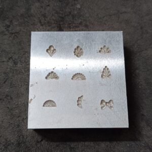 9-in-1 Steel Impression Die: Jewelry Making Tool (8mm)