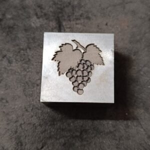 Grapes Impression Die: 30mm Steel Concho Die for Jewelry Making