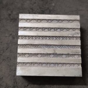 Steel Jewelry Die: Metal Embossing, Smithing Tool (60mm L 25mm H)