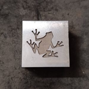 Frog Impression Die: 35mm Jewelry Metal Stamp