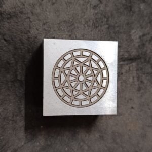 Steel Embossing Block: 30mm Jewelry Die