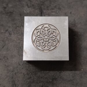 Steel Embossing Block: 25mm Jewelry Die