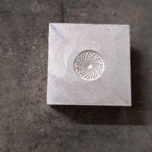 Steel Jewelry Die: 15mm Embossing Tool, Smithing Supply