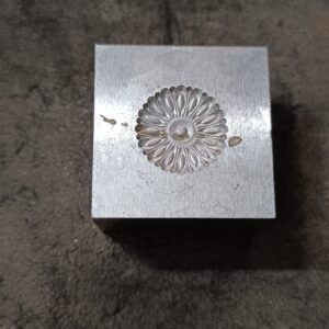 Steel Jewelry Die: Floral Embossing, Smithing Tool (20mm)