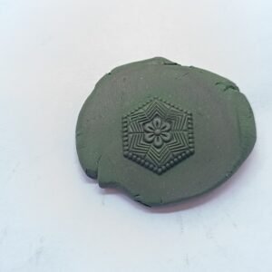 20mm Floral Embossing Die: Steel Silversmith Tool