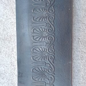 Floral Texture Plate for Rolling Mill & Hydraulic Press: Steel Jewelry Pattern