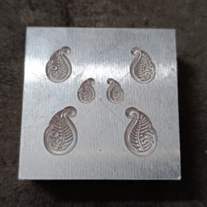 Steel Impression Die: Paisley Jewelry Making (8mm, 12mm, 15mm)