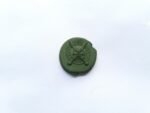 Sword Skull Impression Die: 25mm Steel Engraving Concho