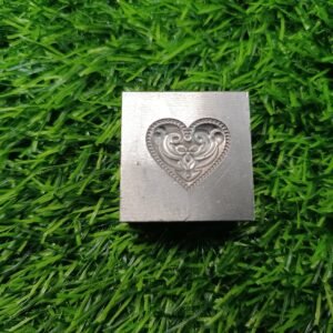 Heart Impression Die: 25mm Steel Jewelry Forming Tool