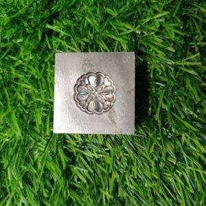 Flower Impression Die: Steel Jewelry Embossing Tool (20mm)