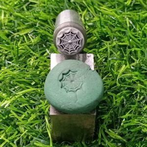 Spider Web Metal Stamp: Jewelry Punching Tool (15mm)