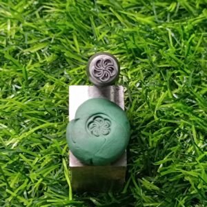 Flower Metal Stamp: 15mm Jewelry Steel Stamp