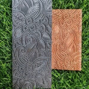 Steel Texture Plate: Floral Pattern for Rolling Mill & Hydraulic Press