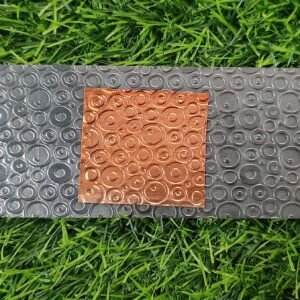 Steel Texture Plate: Circle Pattern for Rolling Mill