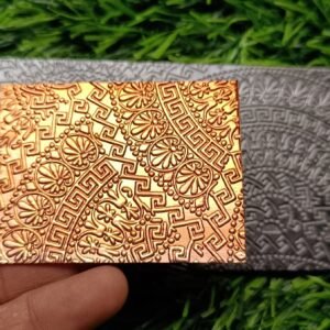 Steel Texture Plate: Designer Rolling Mill Pattern (2.5” x 6”)