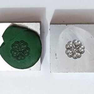 Flower Impression Die: Steel Metal Concho, 15mm