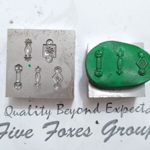 Steel Jewelry Texture Plate: Metalworking Embossing Tool (17mm)