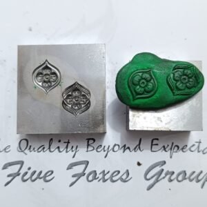 Flower Earring Die: Steel Pendant/Locket Mold (20mm)