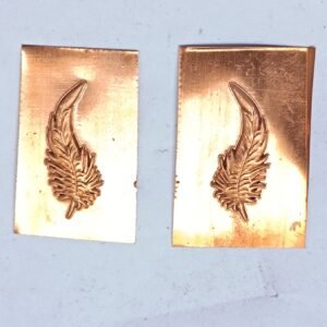 Leaf Impression Steel Die: Jewelry/Concho Making (25mm/1 Inch)