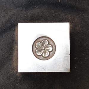 Flower Stamp: 18mm Steel Jewelry Forming Die