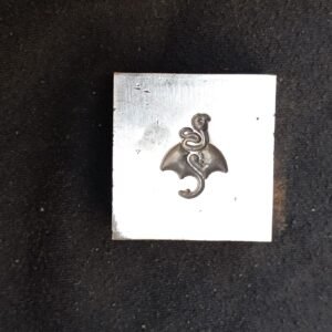 Steel Impression Die: Snake Design, Jewelry Making (20mm)