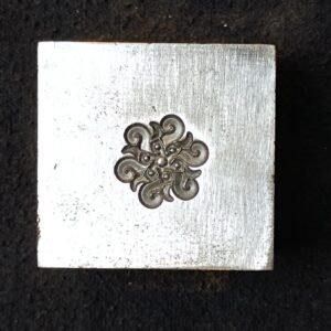 Steel Impression Die: Concho Charm, Silversmithing Tool (16mm)