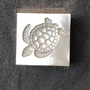 Turtle Design Steel Die - 30mm Charm Making