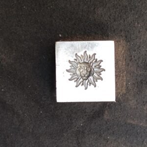 Steel Flower Impression Die: Jewelry Making Tool (25mm)
