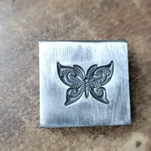 Steel Butterfly Die: Embossed Jewelry Making Charm (25mm)