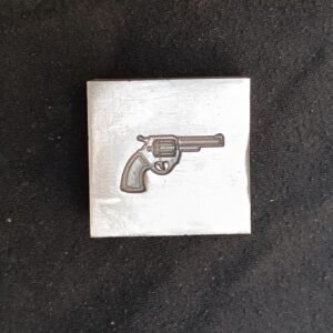 Steel Jewelry Making Die: Revolver Design, 25mm