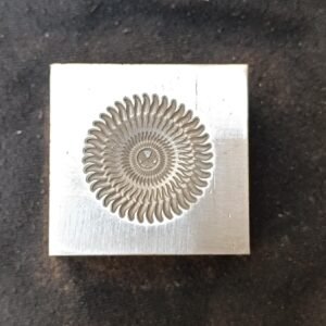 Concho Impression Die: Steel Jewelry Making Tool (25mm)
