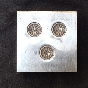 Steel Jewelry Shot Plate: Earring & Pendant Die (12mm)