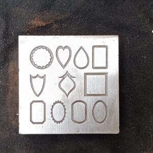 Steel Ring Making Die: Jewelry Border Embossing Plate (15mm)