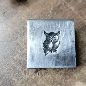 Owl Impression Die: Steel Embossing Tool, 20mm