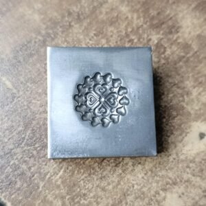 Steel Jewelry Texture Plate: Metalworking Embossing Tool (20mm)