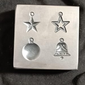 Steel Bell, Round, Star Shotplate: Jewelry Making Die (16mm)