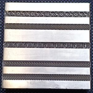 Wire Texture Dies Set: Steel Impression Plates for Jewelry Making